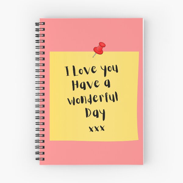 Item preview, I love you, Have a wonderful day designed and sold by DemonicGloom.