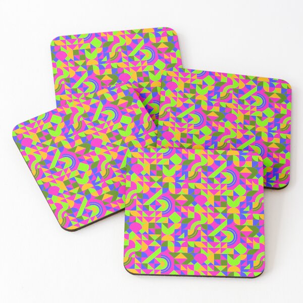 Item preview, geometric colorful patterns conceptual Art - Abstract Neo Geo graphic design designed and sold by Design Repo.