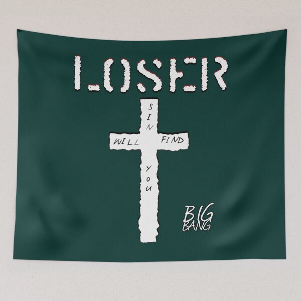 Item preview, BIGBANG LOSER _quot_SIN WILL FIND YOU_quot_ CROSS WHITE   designed and sold by WadeWhite122.