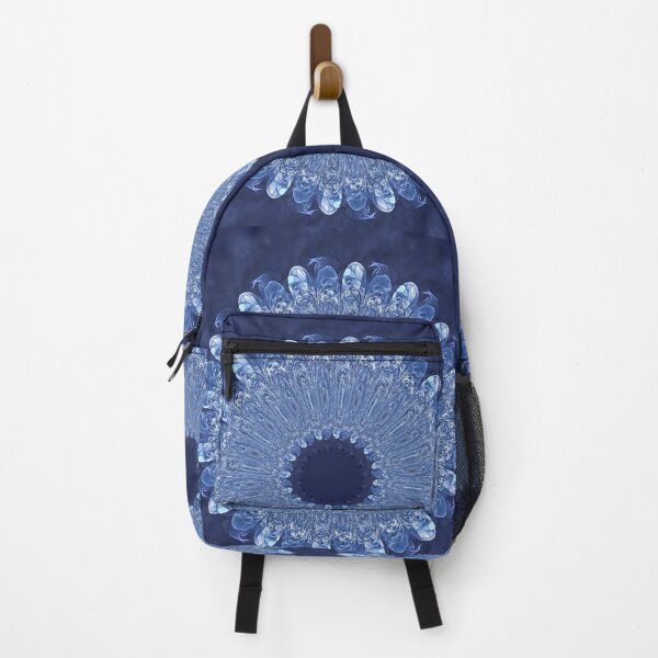 Item preview, BEYOND fractal square composition pattern and design in shades of BLUE designed and sold by mister-john.