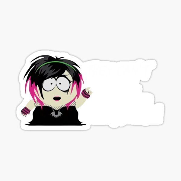 South Park Goth Stickers For Sale Redbubble