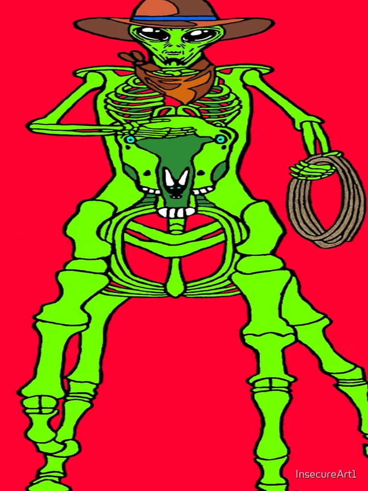 Thumbnail 4 of 4, iPhone Case, Alien Rider designed and sold by InsecureArt1.