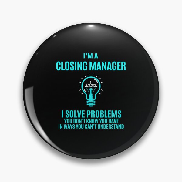 Item preview, Closing Manager T Shirt - I Solve Problems Gift Item Tee designed and sold by watkinsmat.