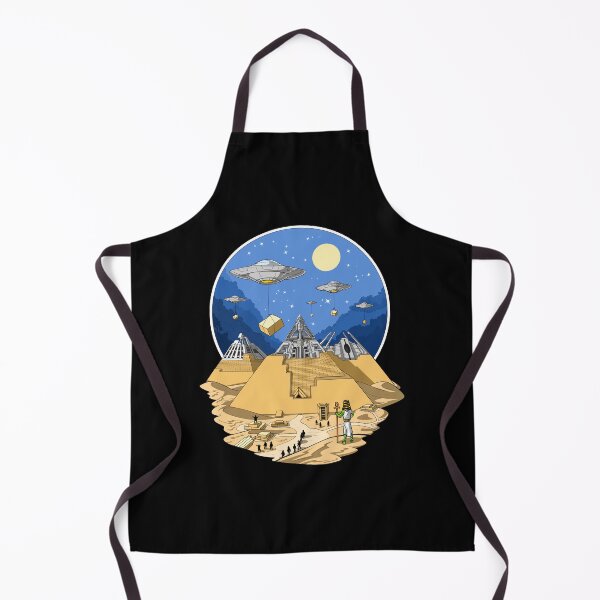 Item preview, Aliens Bulding Egyptian Pyramids designed and sold by underheaven.