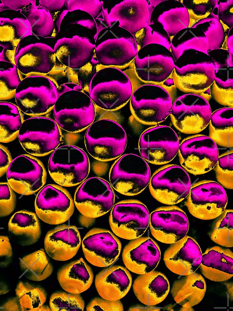 Toasted Orbs - Abstract Neon Pop Art - Photography by OneDayArt