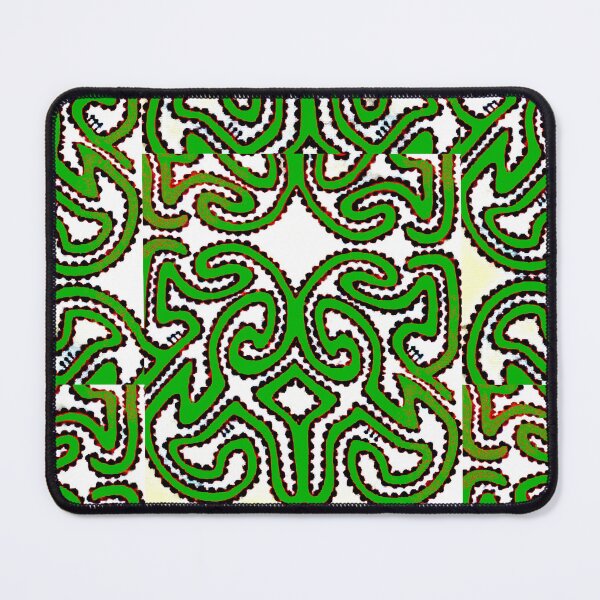 Item preview, Green Oro tapa design designed and sold by Nesian Tribe Designs.