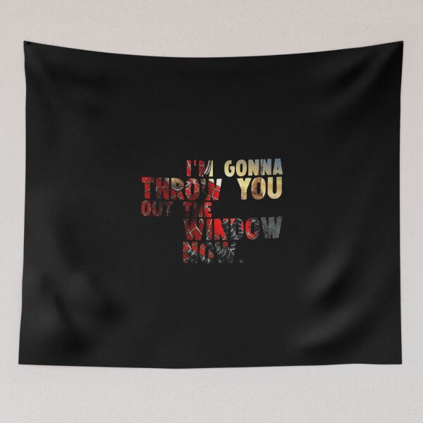 Item preview, Im Gonna Throw You Out The Window Now Andrew Garfield Zipped Hoodie designed and sold by donnielnah.