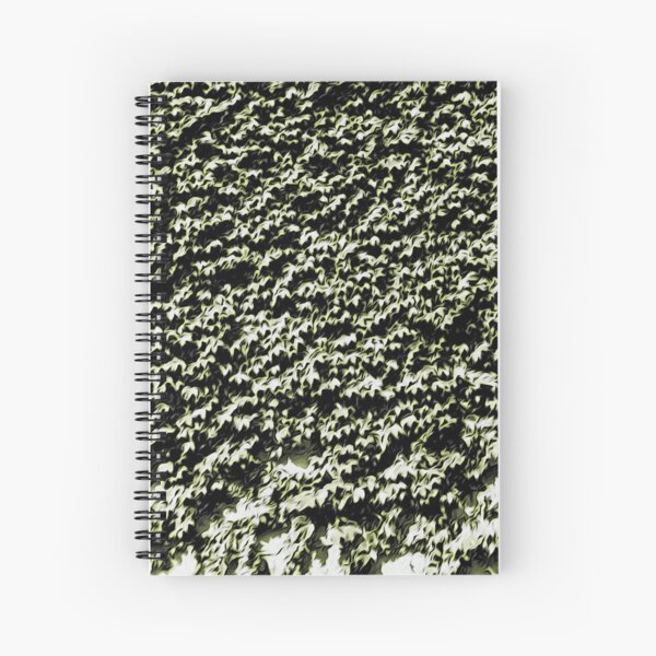 Painted Ivy - Dark Green Art Photo Spiral Notebook