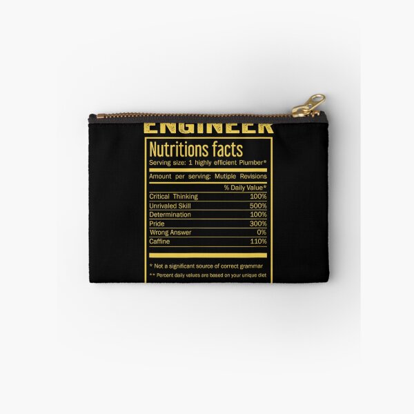 Item preview, Mens Womens engineer birthday Gifts Shirt,Cool engineer Funny Nutrition Facts Mens Womens Christmas Fathers Days Gift, engineer Nutrition Facts designed and sold by xlnv.