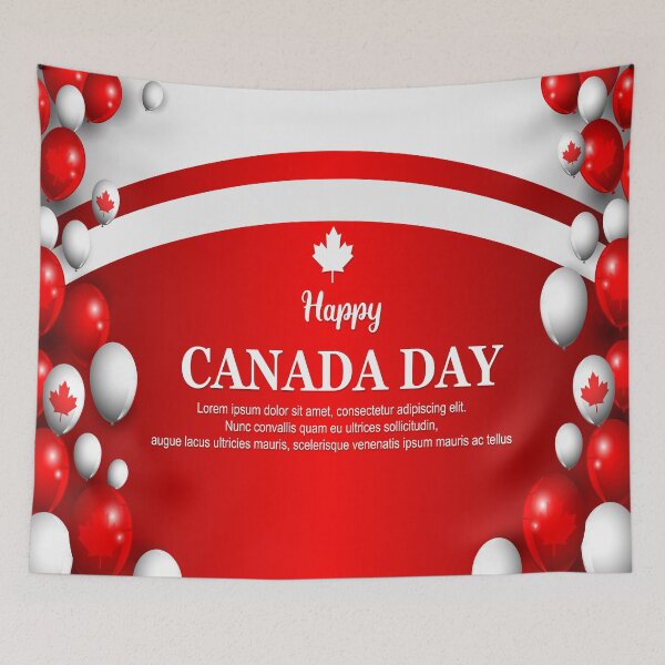 Artikelvorschau, Happy Canada Day - Balloons entworfen und verkauft von Yannik Hay.