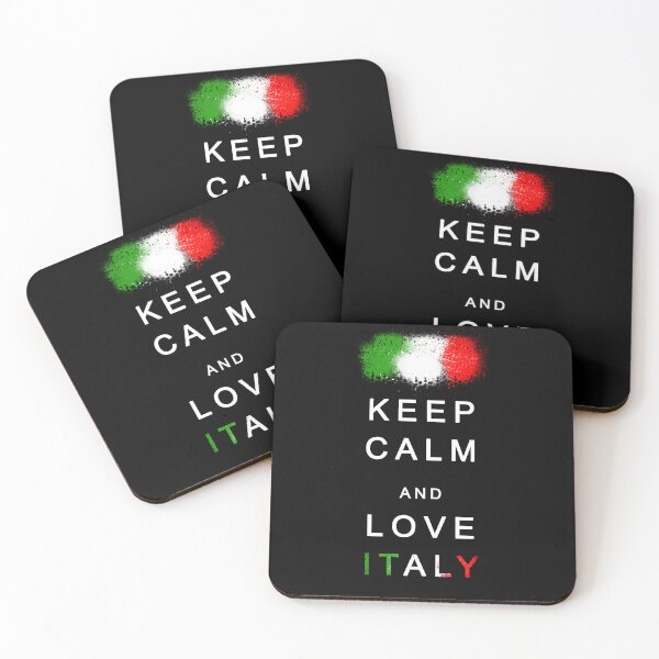 Artikelvorschau, Bleib ruhig und liebe Italien entworfen und verkauft von Vittorio Magaletti.