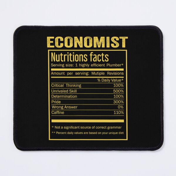 Item preview, Mens Womens economist birthday Gifts Shirt,Cool economist Funny Nutrition Facts Mens Womens Christmas Fathers Days Gift, economist Nutrition Facts designed and sold by xlnv.