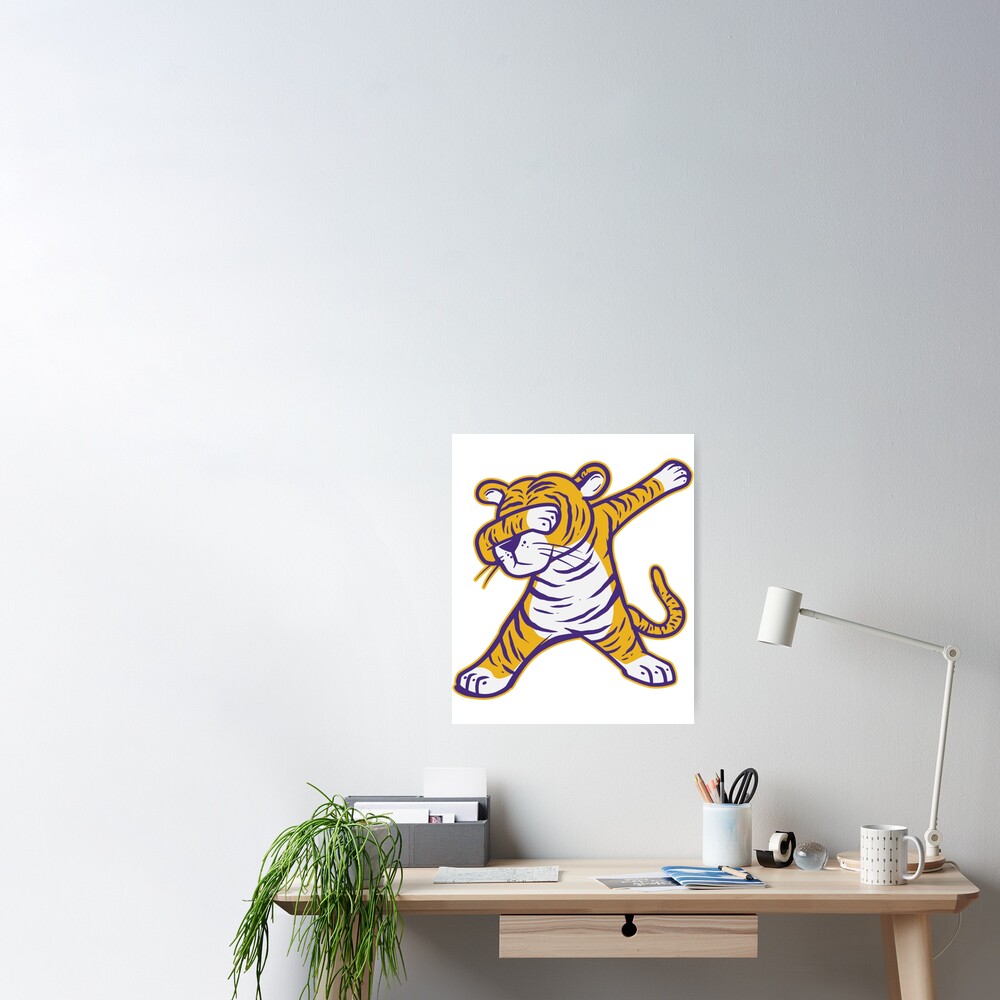 Bayou Bengals T-ShirtFunny Dabbing Tiger Cartoon __ Bayou Bengal