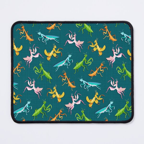 Item preview, A Simple Assortment of Praying Mantises - Teal designed and sold by TigaTiga.