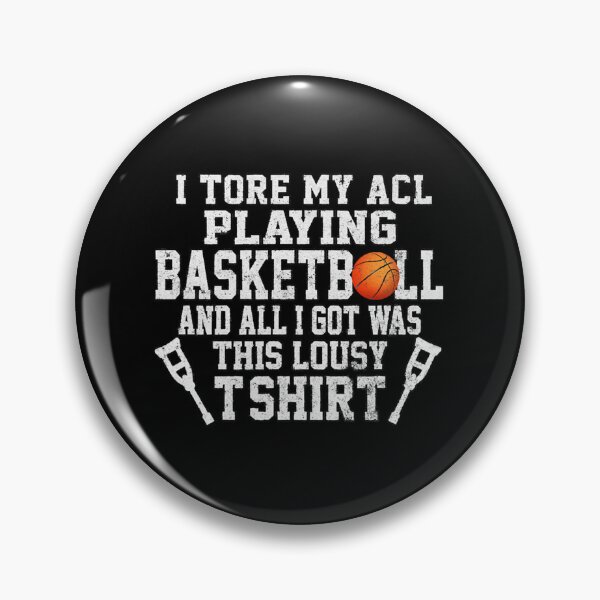 Item preview, Funny Knee Surgery Torn Acl Basketball Distressed Look T-Shirt Essential T-Shirt designed and sold by ayeshadanaqws.