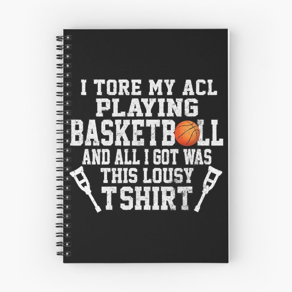 Item preview, Funny Knee Surgery Torn Acl Basketball Distressed Look T-Shirt Essential T-Shirt designed and sold by ayeshadanaqws.