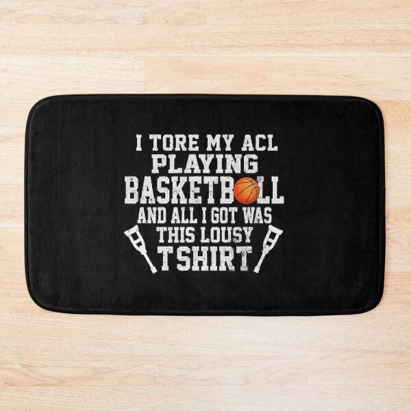 Item preview, Funny Knee Surgery Torn Acl Basketball Distressed Look T-Shirt Essential T-Shirt designed and sold by ayeshadanaqws.