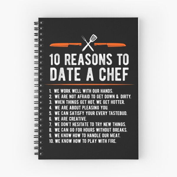 Item preview, 10 Reasons To Date A Chef Gift Funny Cook Assistant Gift designed and sold by JaySantos2022.