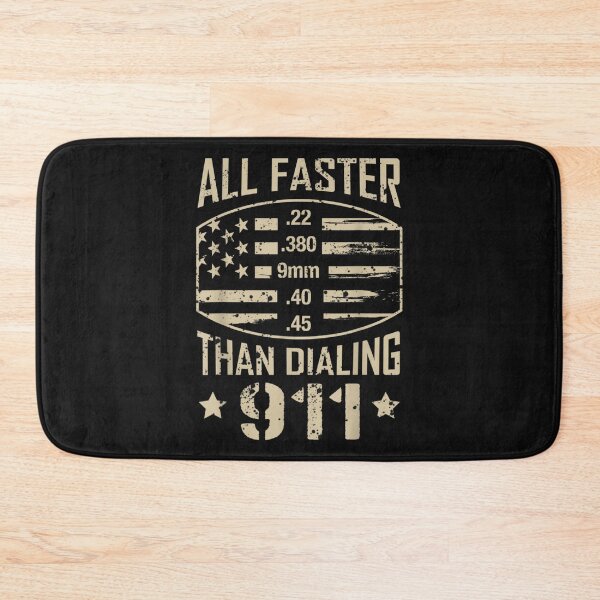 Item preview, 22 380 9mm 40 45 All Faster Than Dialing 911 American Flag designed and sold by JaySantos2022.