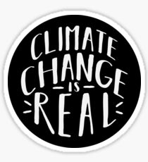 Climate Change Is Real Sticker