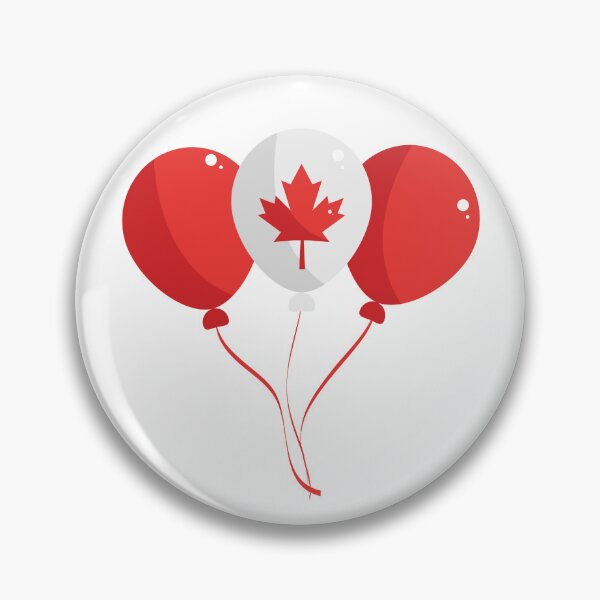 Item preview, Happy Canada Day - Balloons and Leaf designed and sold by Yannik Hay.