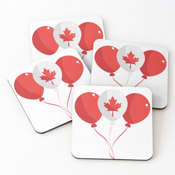 Item preview, Happy Canada Day - Balloons and Leaf designed and sold by Yannik Hay.