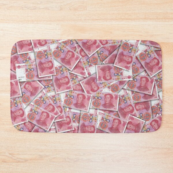 Item preview, Obverse of Chinese 100 yuan banknotes scattered randomly in a mess designed and sold by GAleksS.