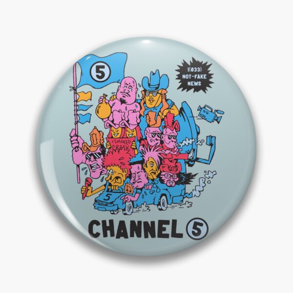 Item preview, Channel 5, racing you your news!      designed and sold by CeciliaMontana.