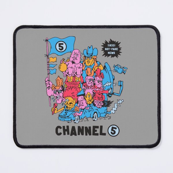 Item preview, Channel 5, racing you your news!      designed and sold by CeciliaMontana.