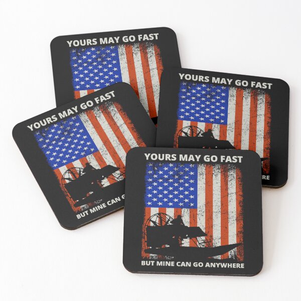 Item preview, 4th of July American Flag Airboat Airboating designed and sold by CuteDesigns1.