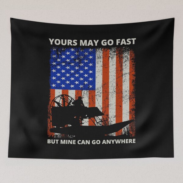 Item preview, 4th of July American Flag Airboat Airboating designed and sold by CuteDesigns1.