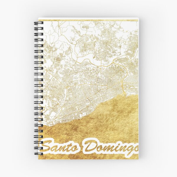 Item preview, Santo Domingo Map Gold designed and sold by HubertRoguski.