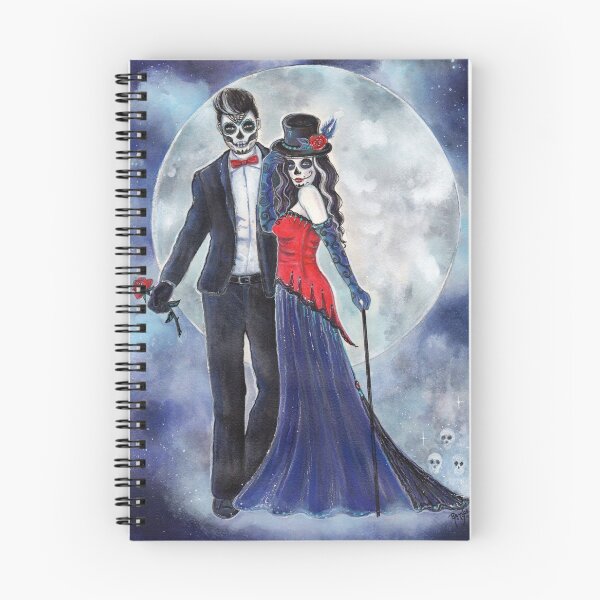 Item preview, Midnight Rendezvous day of the dead art by Renee Lavoie designed and sold by Renee Lavoie.