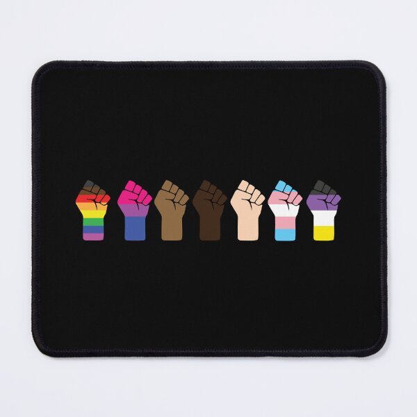 Item preview, Intersectional Pride Fists | LGBTQ + Black Lives Matter designed and sold by averydavage.