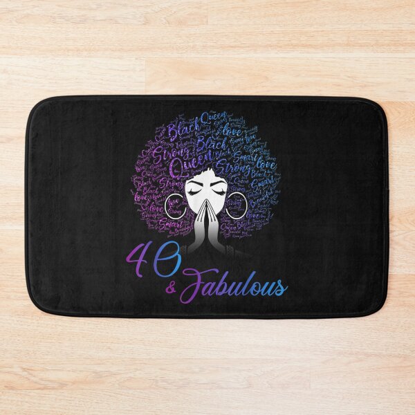 Item preview, 40 & Fabulous Afro Hair Black Women 40th Birthday Gifts designed and sold by JaySantos2022.