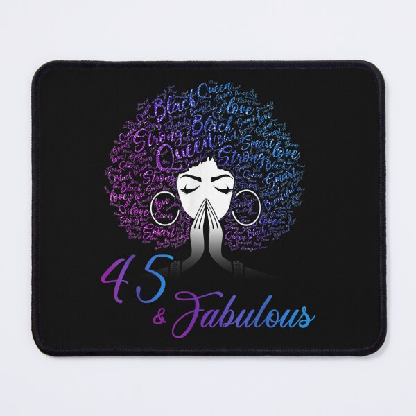 Item preview, 45 & Fabulous Afro Hair Black Women 45th Birthday Gifts designed and sold by JaySantos2022.