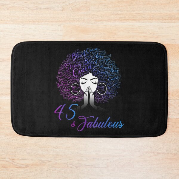 Item preview, 45 & Fabulous Afro Hair Black Women 45th Birthday Gifts designed and sold by JaySantos2022.