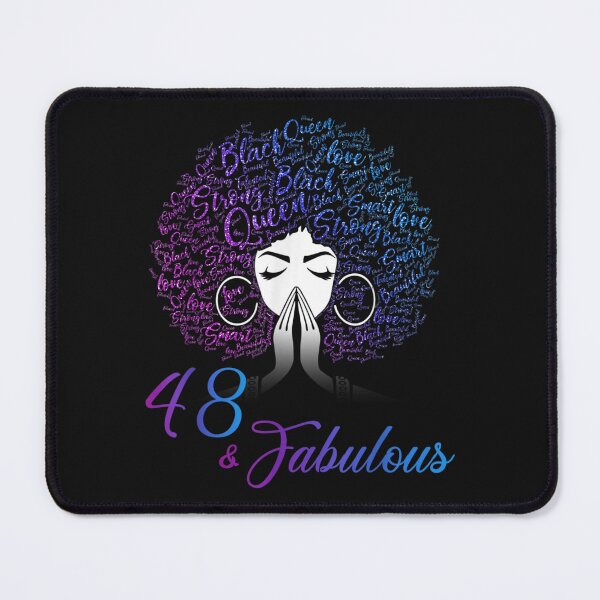 Item preview, 48 & Fabulous Afro Hair Black Women 48th Birthday Gifts designed and sold by JaySantos2022.