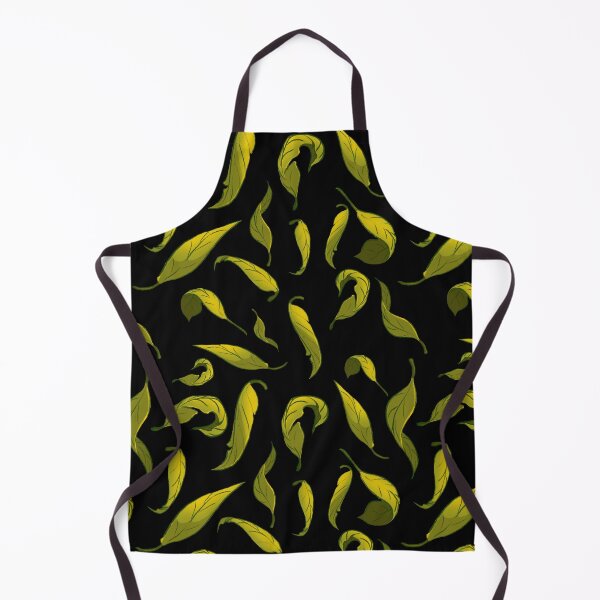 Item preview, Black yellow green leaf falling off tree designed and sold by euise.