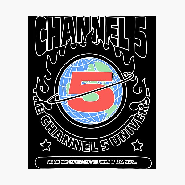 Item preview, Channel 5 Merch Universe Shirt    designed and sold by CeciliaMontana.
