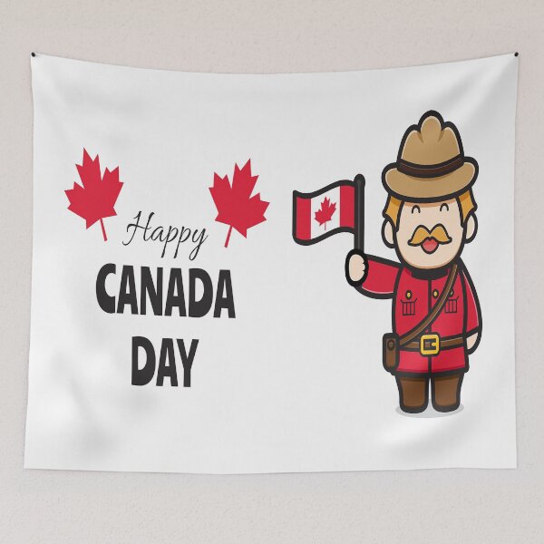 Item preview, Happy Canada Day - Mounted Police designed and sold by Yannik Hay.