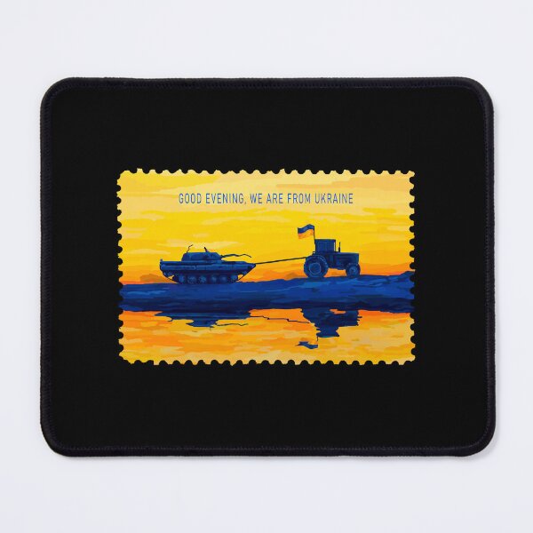 Item preview, Ukrposhta New Postage Stamp Ukraine Agrimotor Dragging Tank designed and sold by Aide.