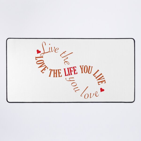 Item preview, Live The Life You Love Inspirational Motivational Quote Typography designed and sold by theimagezone.