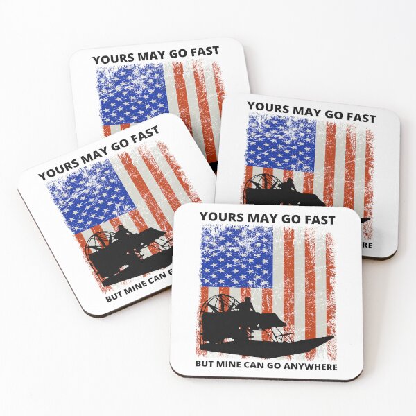 Item preview, 4th of July American Flag Airboat Airboating designed and sold by CuteDesigns1.