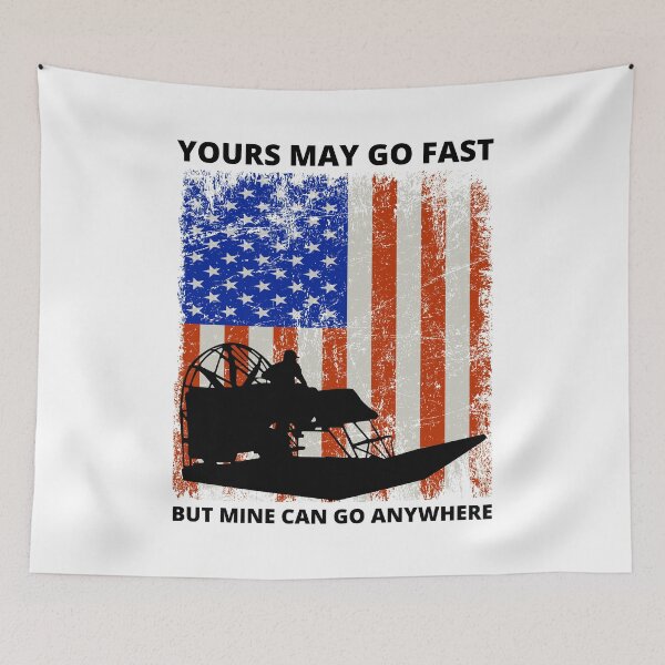 Item preview, 4th of July American Flag Airboat Airboating designed and sold by CuteDesigns1.