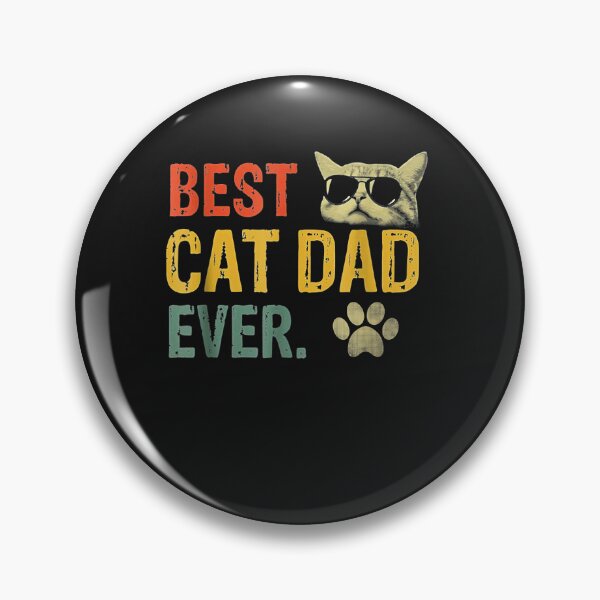 Artikelvorschau, Vintage Best Cat Dad Ever Cat Daddy Gift entworfen und verkauft von SeppeGoffin.
