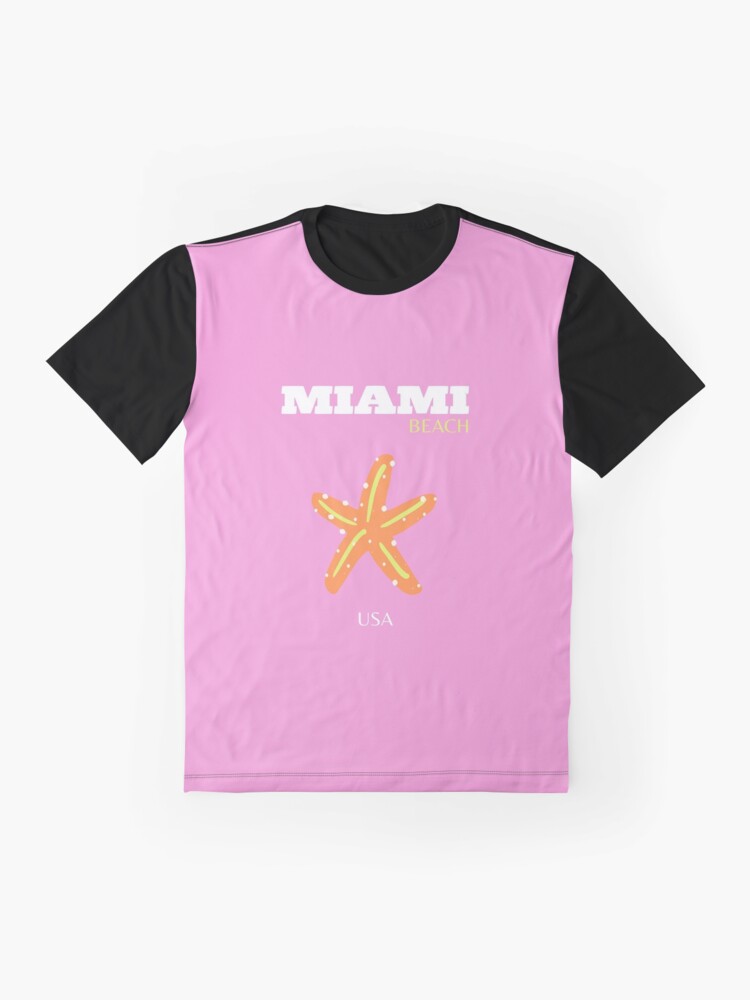 Preppy Pink Miami Beach Florida T-Shirt