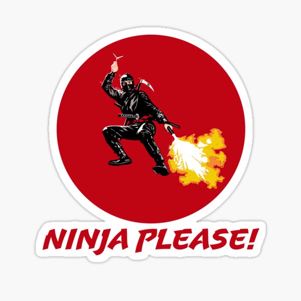 Aperçu de l'œuvre Ninja s'il vous plait ! créée et vendue par Gautam Sheoran.