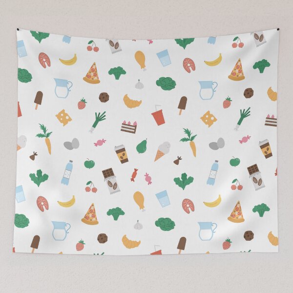Item preview, Food Combination Seamless Pattern designed and sold by theredsharp.