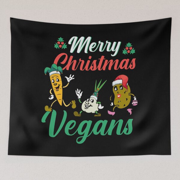Item preview, Joyeux Noel les vegetaliens  designed and sold by MerleGrimes.